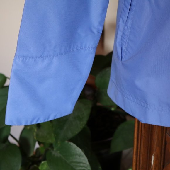 Adidas Essential 3-Stripe Windbreaker Track Jacket Style #P52640 Blue - Size S - Picture 6 of 16